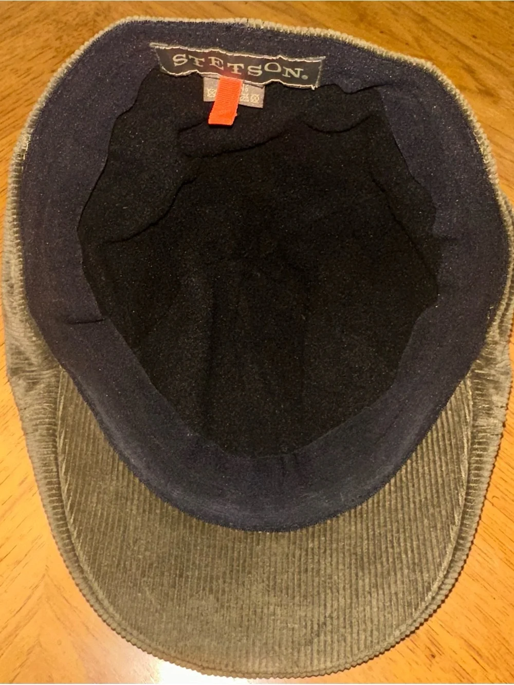 Stetson Corduroy Hat Size Medium Driving Newsboy Cabbie Brown Flat Cap